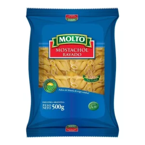 Fideos Molto Mostachol Rayado X 500 Gr