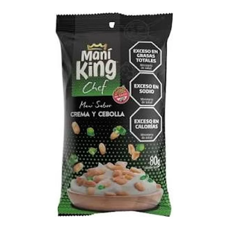 Maní King Chef Sabor Crema X 80 Gr