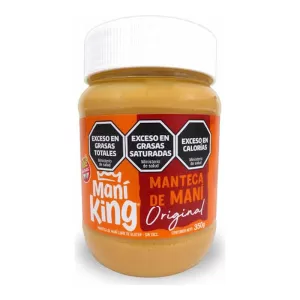 Manteca De Mani King Original X 350 Gr