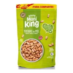 Mani King Tostado Sin Sal X 350 Gr