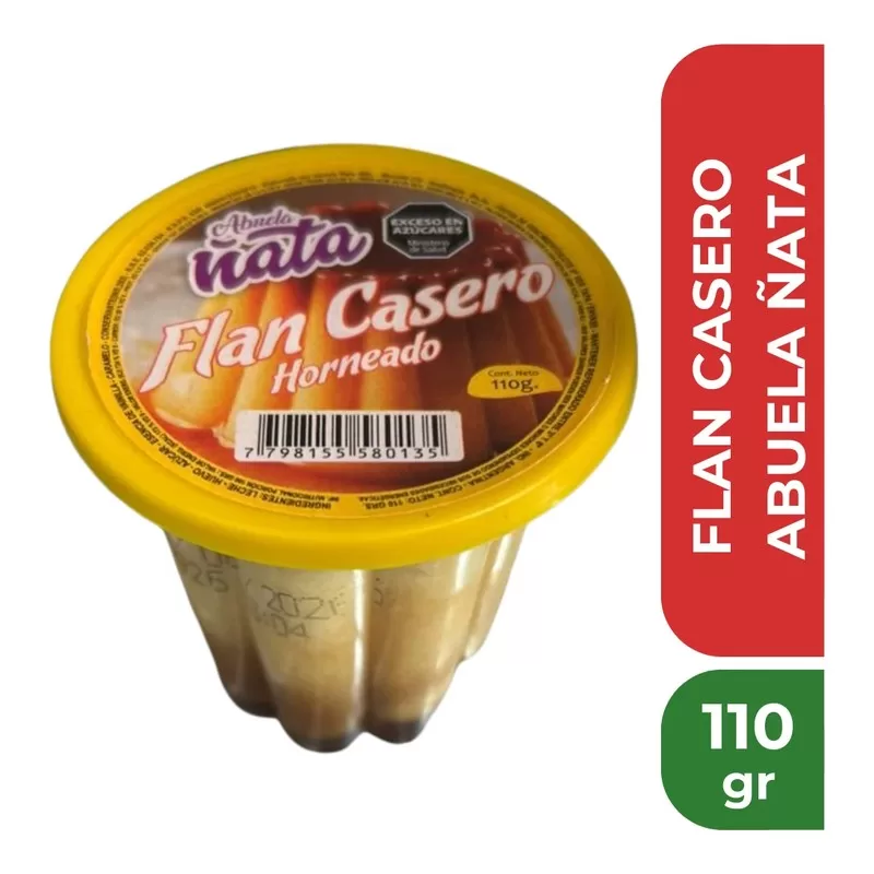 Flan Casero Abuela Ñata Horneados X 110 Gr