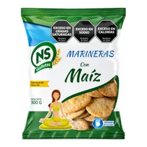 Galletas N.S Marineras Con Maíz X 300 Gr