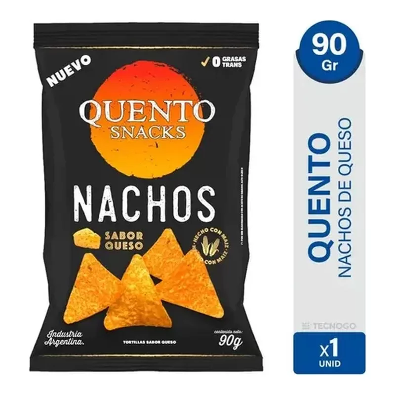 Nachos Quento Sabor Queso X 82 Gr