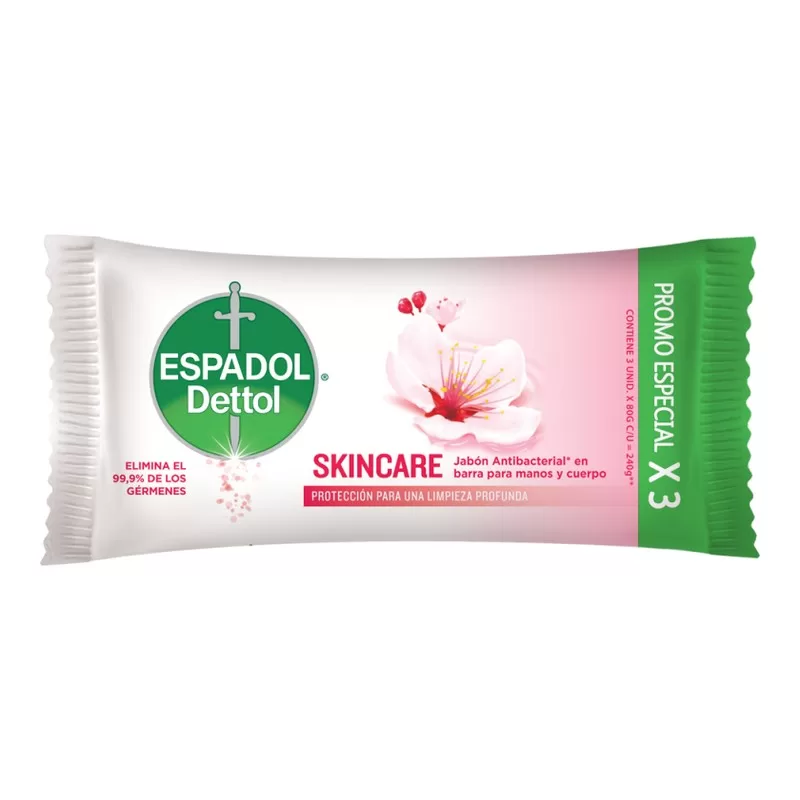 Jabón Tocador Espadol Glicerin X 3 Unid