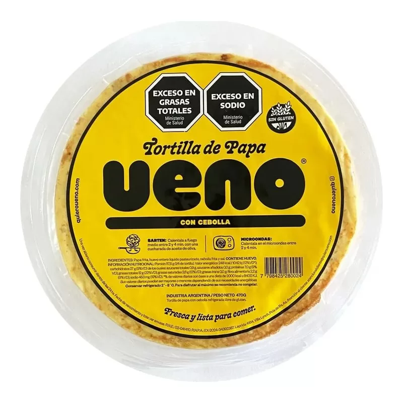 Tortilla De Papa Ueno Con Chor X 470 Gr