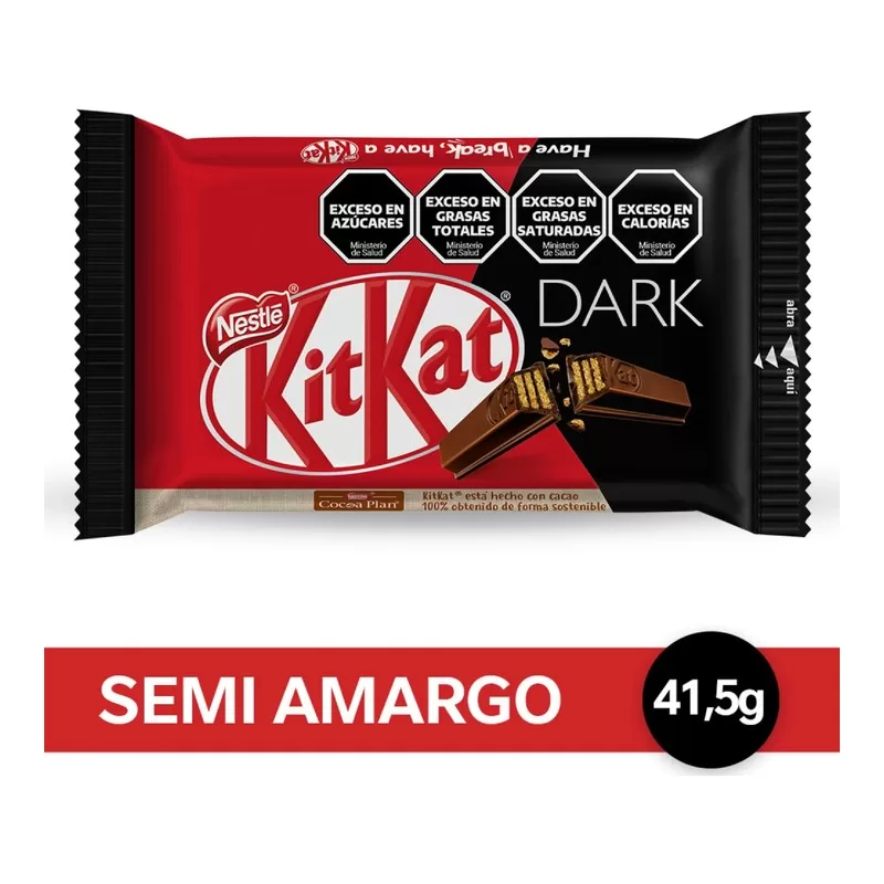 Oblea Kit Kat Dark X 41 Gr