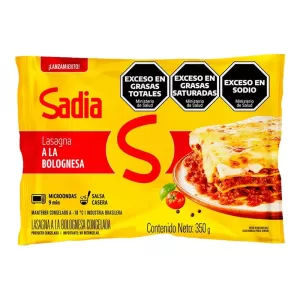 Lasagna Sadia A La Bolognesa X 350 Gr