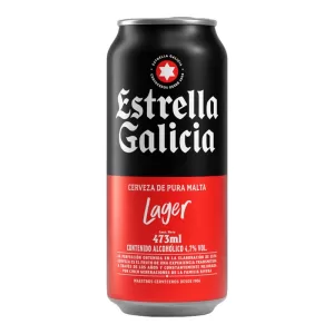 Cerveza Estrella Galicia Lager X 473 Cm3