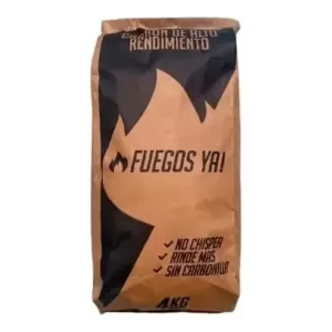 Carbón Fuegos Ya Bolsa De Papel X 4 Kg