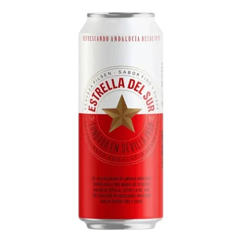 Cerveza Estrella Del Sur Pilse X 500 Cm3